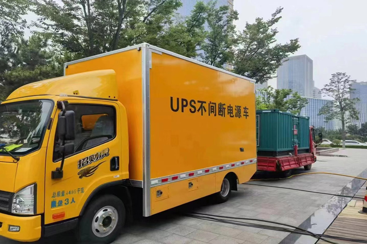 绵阳发电机租赁施工现场