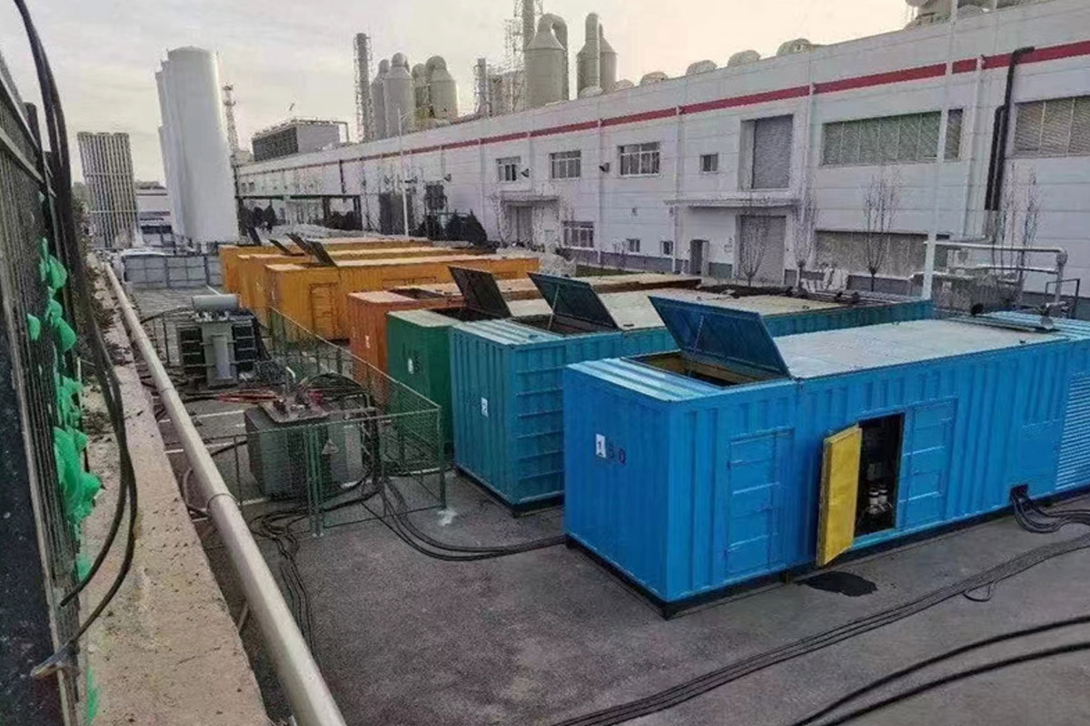 绵阳发电机租赁施工现场